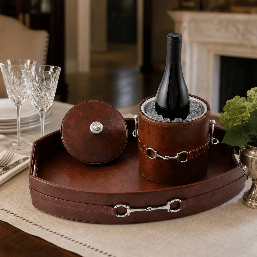 Vagabond House - Equestrian Horse Bit Vegan Leather Tray