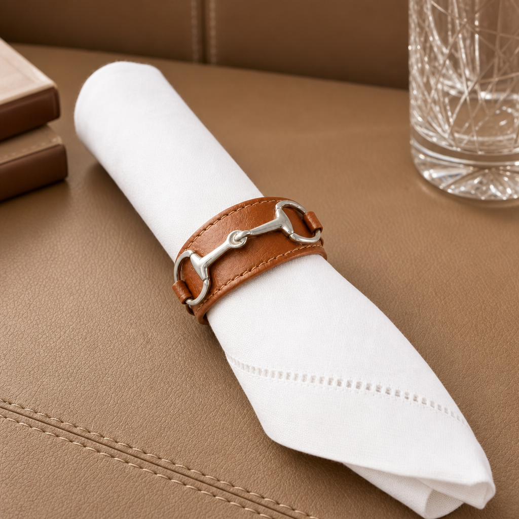 Vagabond House - Bit Vegan Leather Napkin Ring