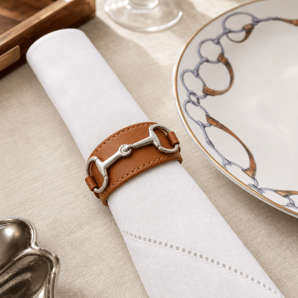 Vagabond House - Bit Vegan Leather Napkin Ring