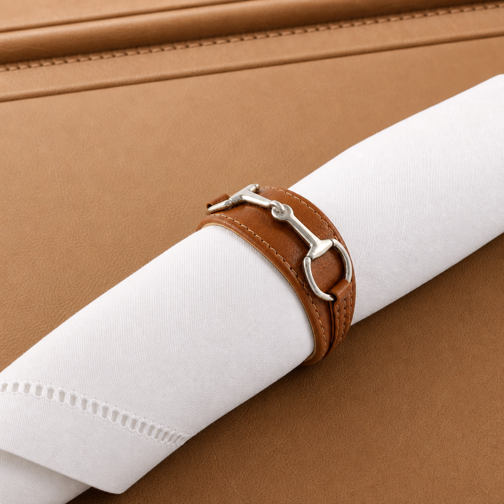Vagabond House - Bit Vegan Leather Napkin Ring