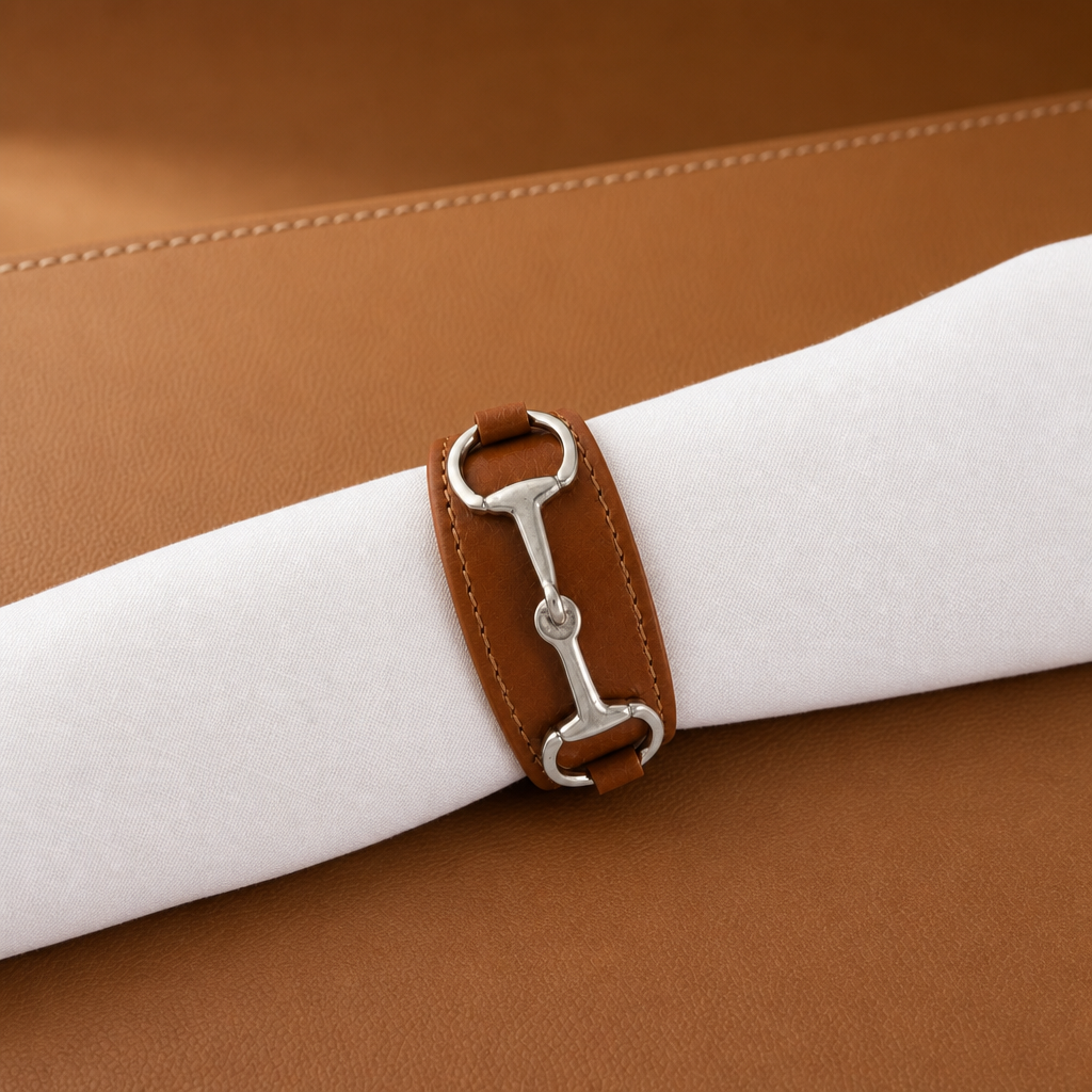 Vagabond House - Bit Vegan Leather Napkin Ring
