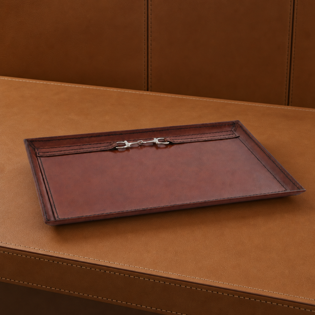 Vagabond House - Premium Genuine Leather Equestrian Bit Catchall Tray