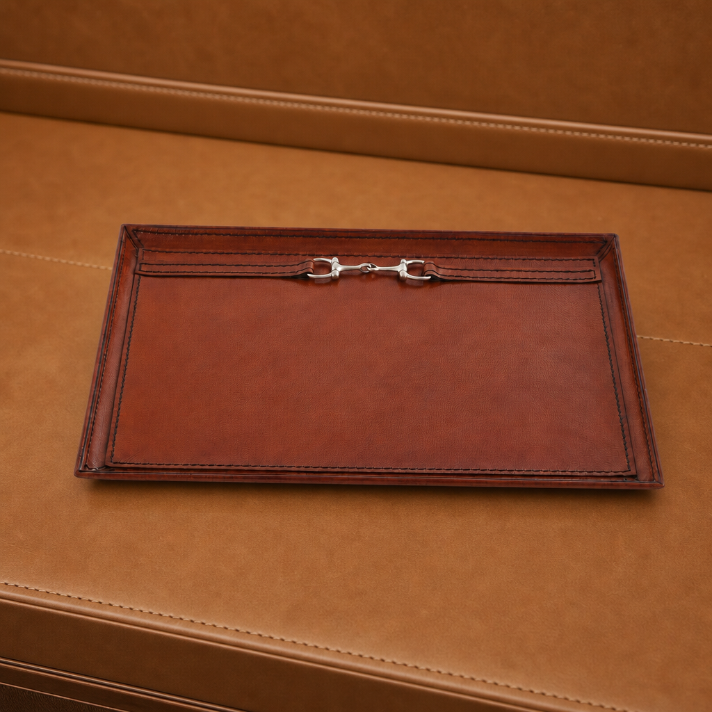 Vagabond House - Premium Genuine Leather Equestrian Bit Catchall Tray