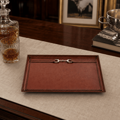 Vagabond House - Premium Genuine Leather Equestrian Bit Catchall Tray