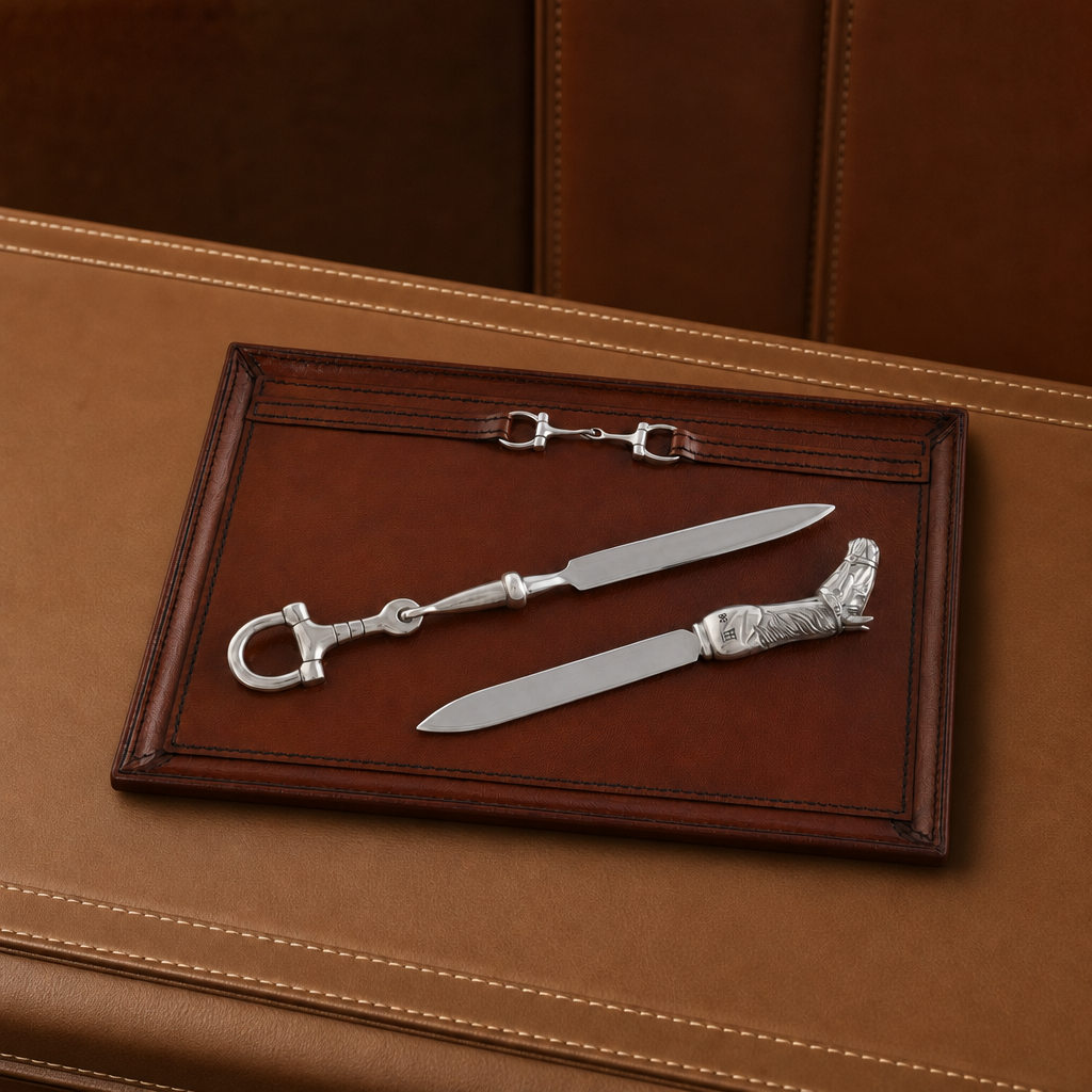 Vagabond House - Premium Genuine Leather Equestrian Bit Catchall Tray