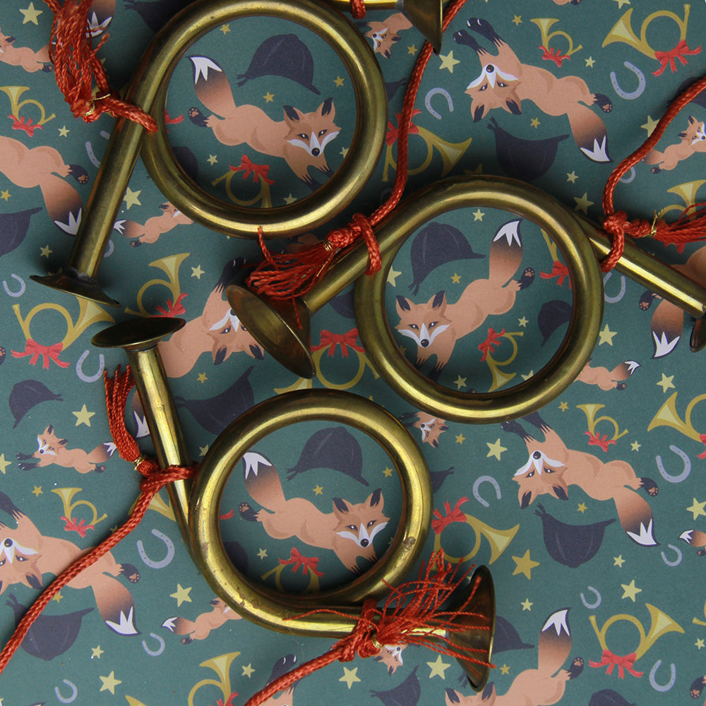 Holiday Fox Gift Wrap