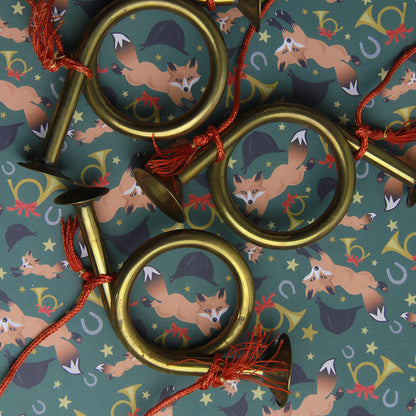 Holiday Fox Gift Wrap