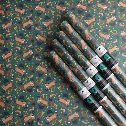 Holiday Fox Gift Wrap