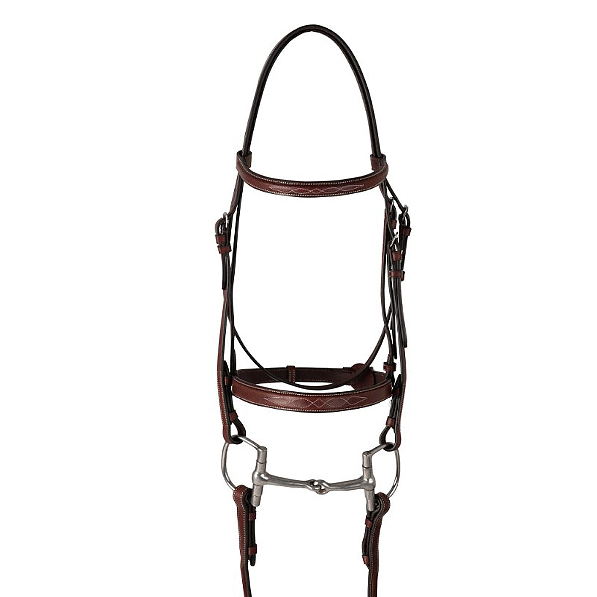 Henri de Rivel Pro Mono Crown Fancy-Stitched Padded English Bridle at Tractor Supply Co Henri de Rivel Pro Mono Crown Fancy-Stitched Padded English Bridle at Tractor Supply Co
