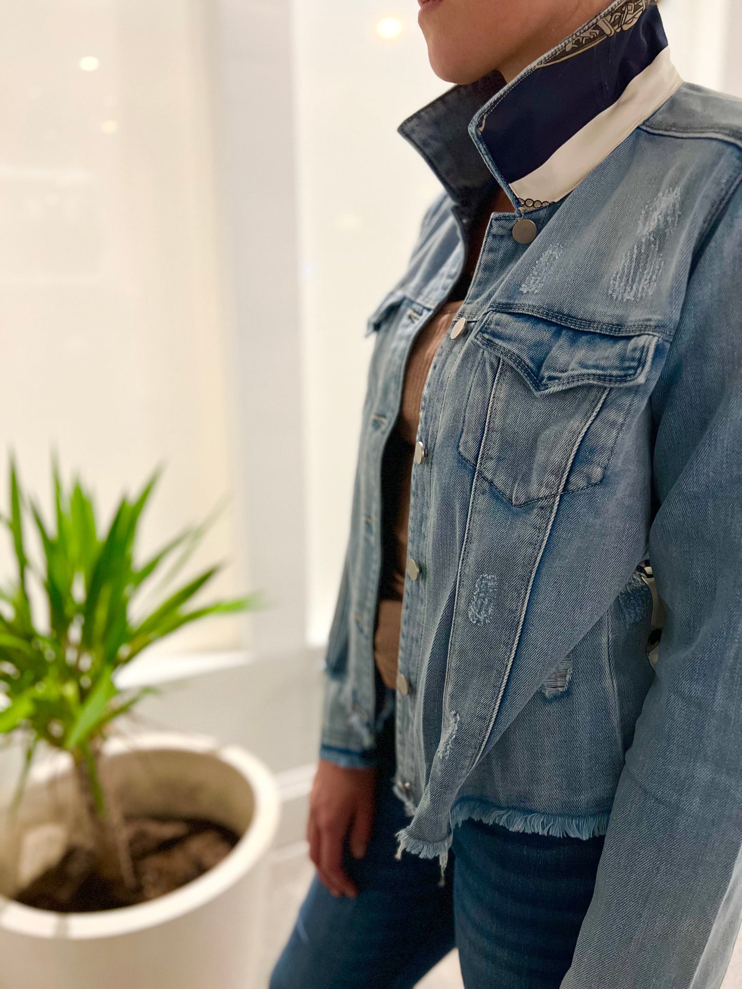 Stacy Bradley Design, The Light Denim Jacket - Blue Bit