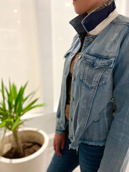 Stacy Bradley Design, The Light Denim Jacket - Blue Bit