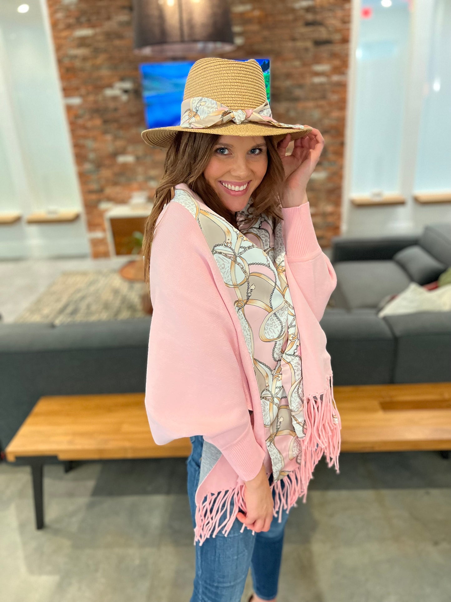 Cozy Sweater Wrap / Pretty Pink Please