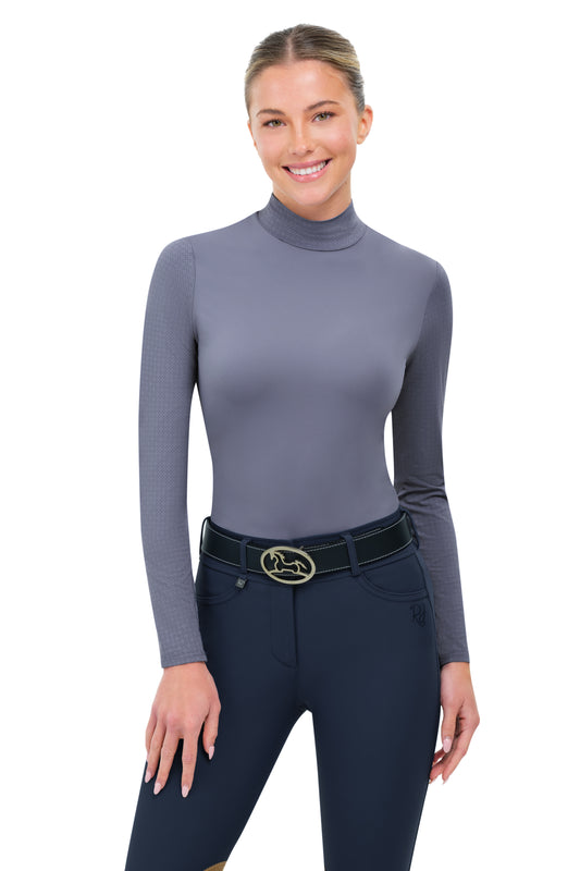 RJ Classics Women's Jemma Mock Neck Long Sleeve Training Shirt