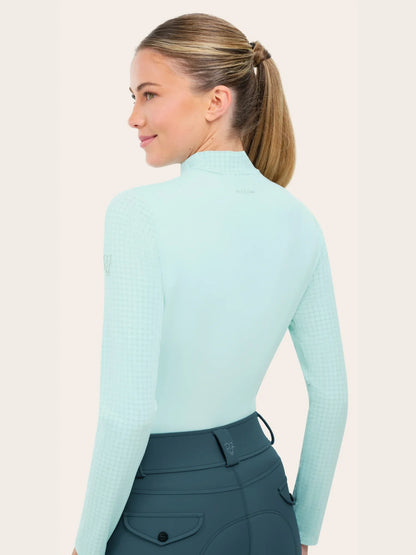 Rj Classics Women's Jemma Mock Neck Long Sleeve Training Shirt