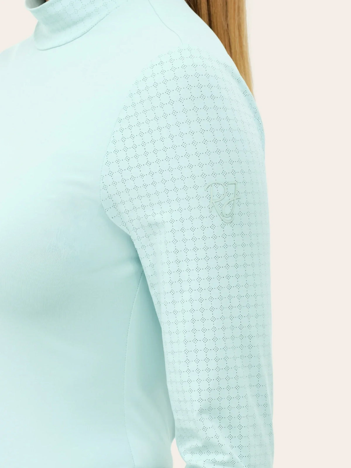 Rj Classics Women's Jemma Mock Neck Long Sleeve Training Shirt