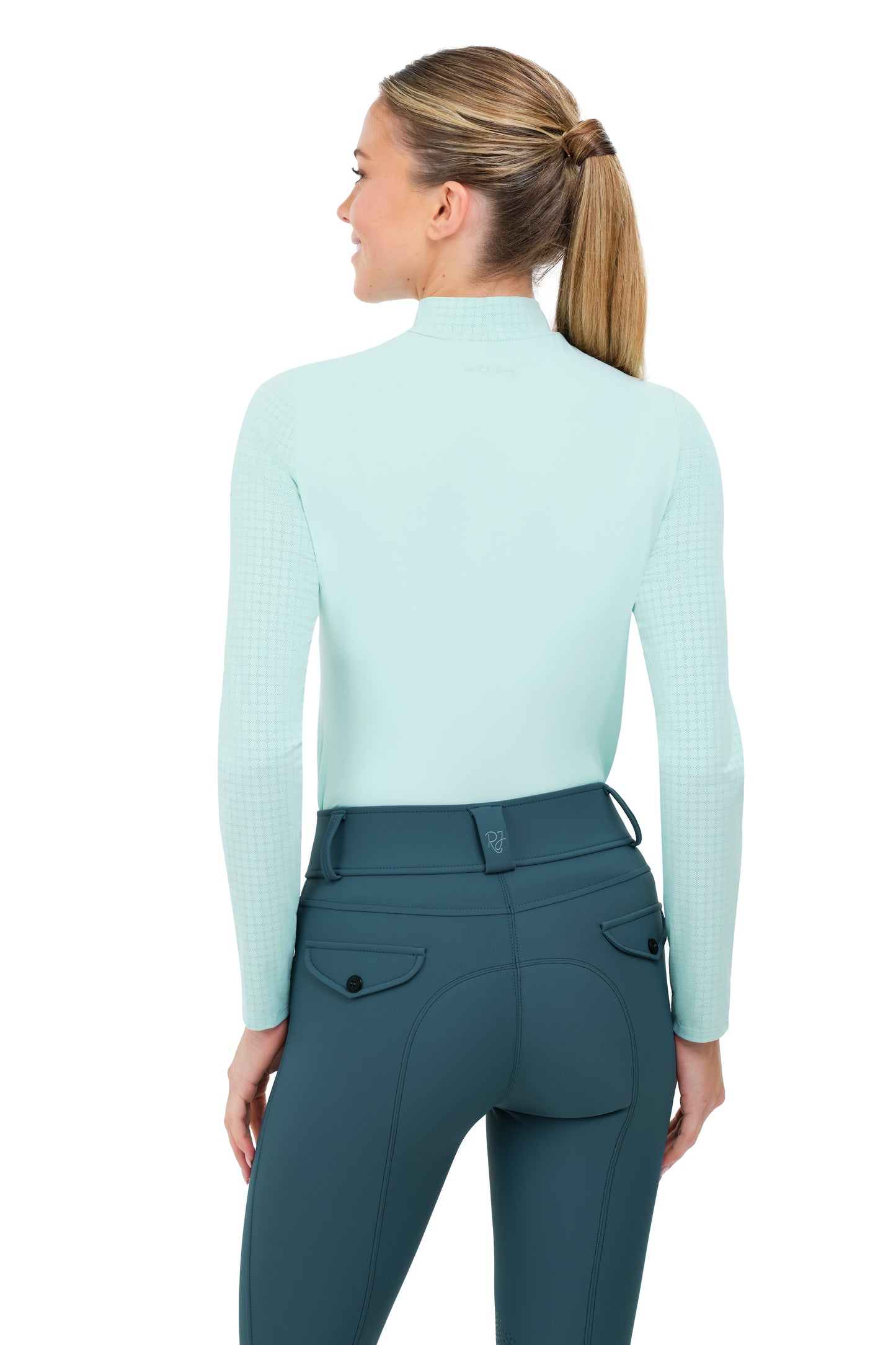 Rj Classics Women's Jemma Mock Neck Long Sleeve Training Shirt