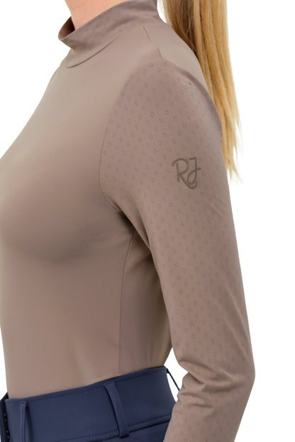 RJ Classics Women's Jemma Mock Neck Long Sleeve Training Shirt
