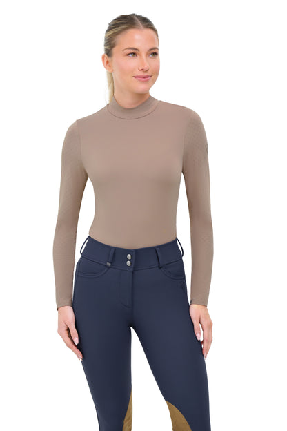 RJ Classics Women's Jemma Mock Neck Long Sleeve Training Shirt