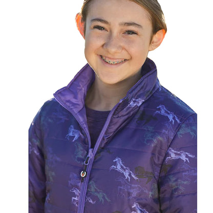 Kerrits Kid's Pony Tracks Reversible Quilted Jacket-Sale