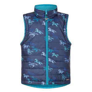Kerrits Kids Pony Tracks Reversible Quilted Vest