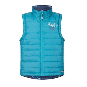 Kerrits Kids Pony Tracks Reversible Quilted Vest