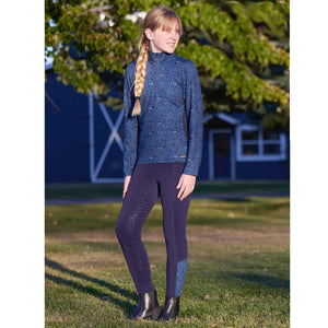 Kerrits Kids Rail Side Quarter Zip Tech Top