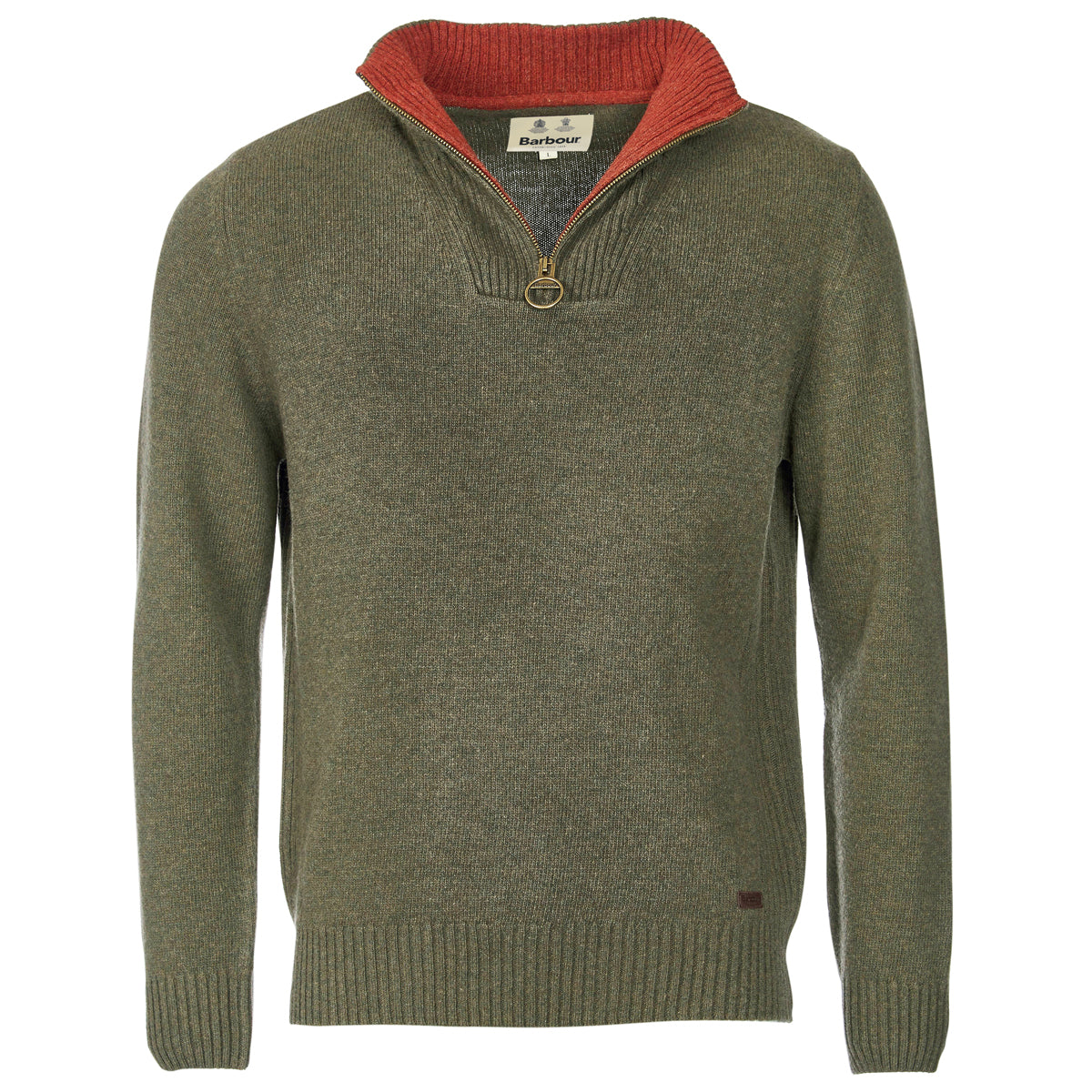 Barbour Men's Nelson Essential Half Zip Knit Sweater