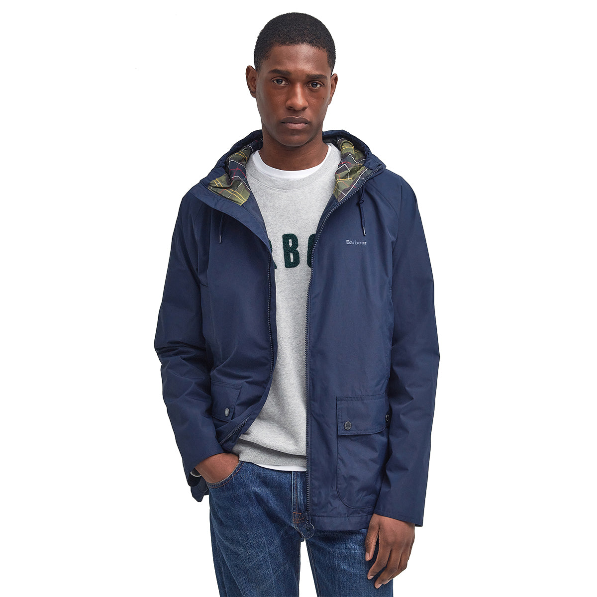 Barbour hooded coat mens deals