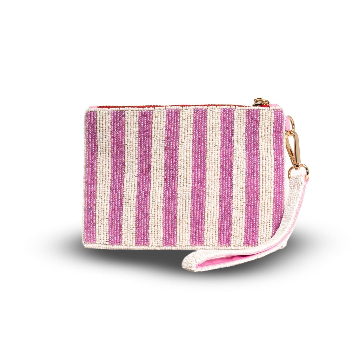 Tucker Tweed  Giddy Up Heart Medium Beaded Pouch