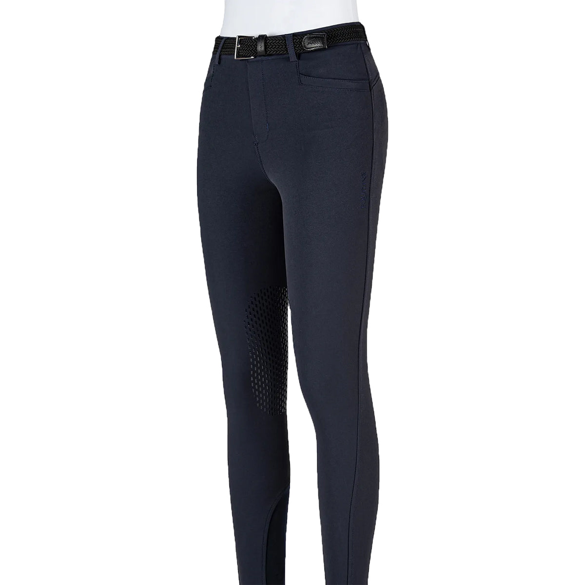 Equiline Girl's JinaK Knee Patch Breeches