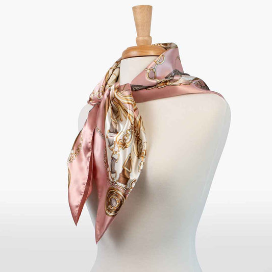 Urban Equestrian  Aurélie- Stylized Equestrian Scarf in Primrose