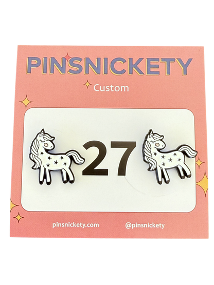 Essex Classics  Unicorn Number Pins by Pinsnickety