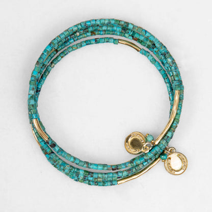 Urban Equestrian  Prism - Linea Turquoise Equestrian Earring