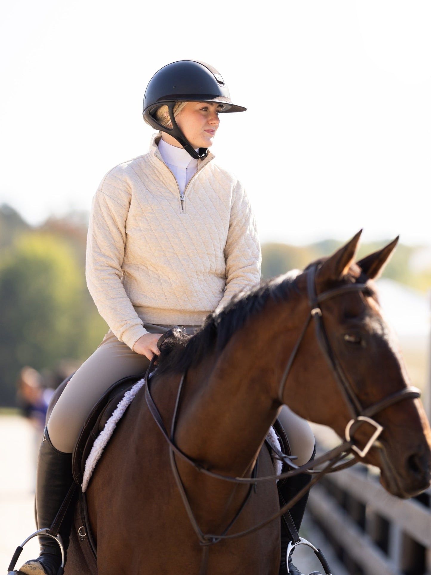 Essex Classics Ladies Quilted Quarter Zip