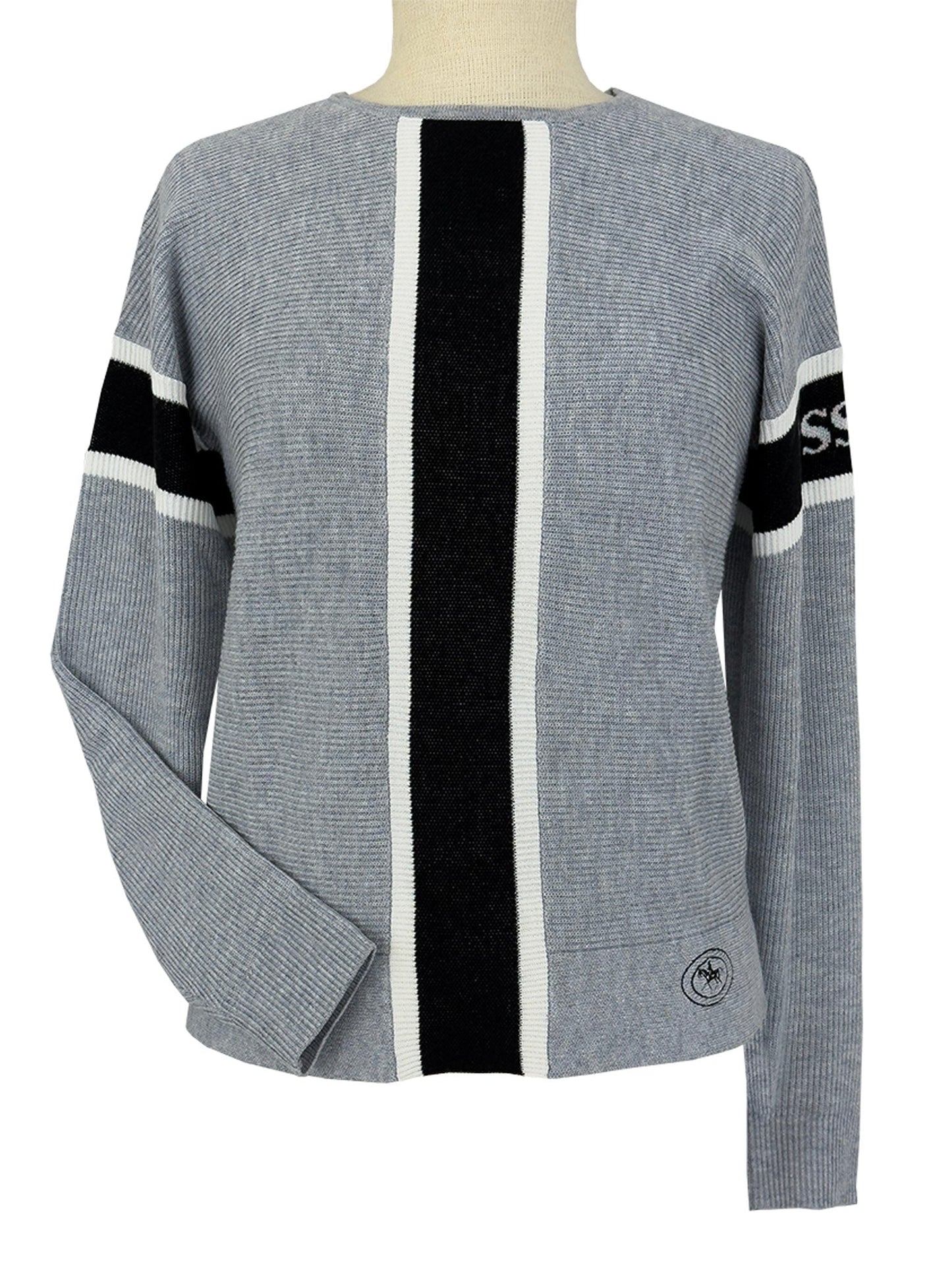 Essex Classics  Essex Logo Sweater - Grey