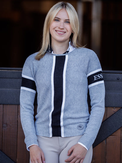 Essex Classics  Essex Logo Sweater - Grey