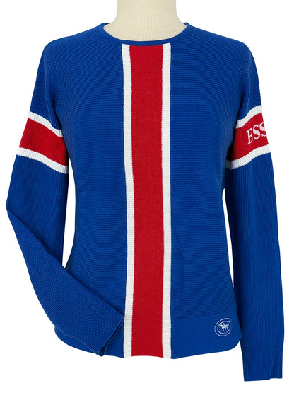 Essex Classics  Essex Logo Sweater - Essex Blue