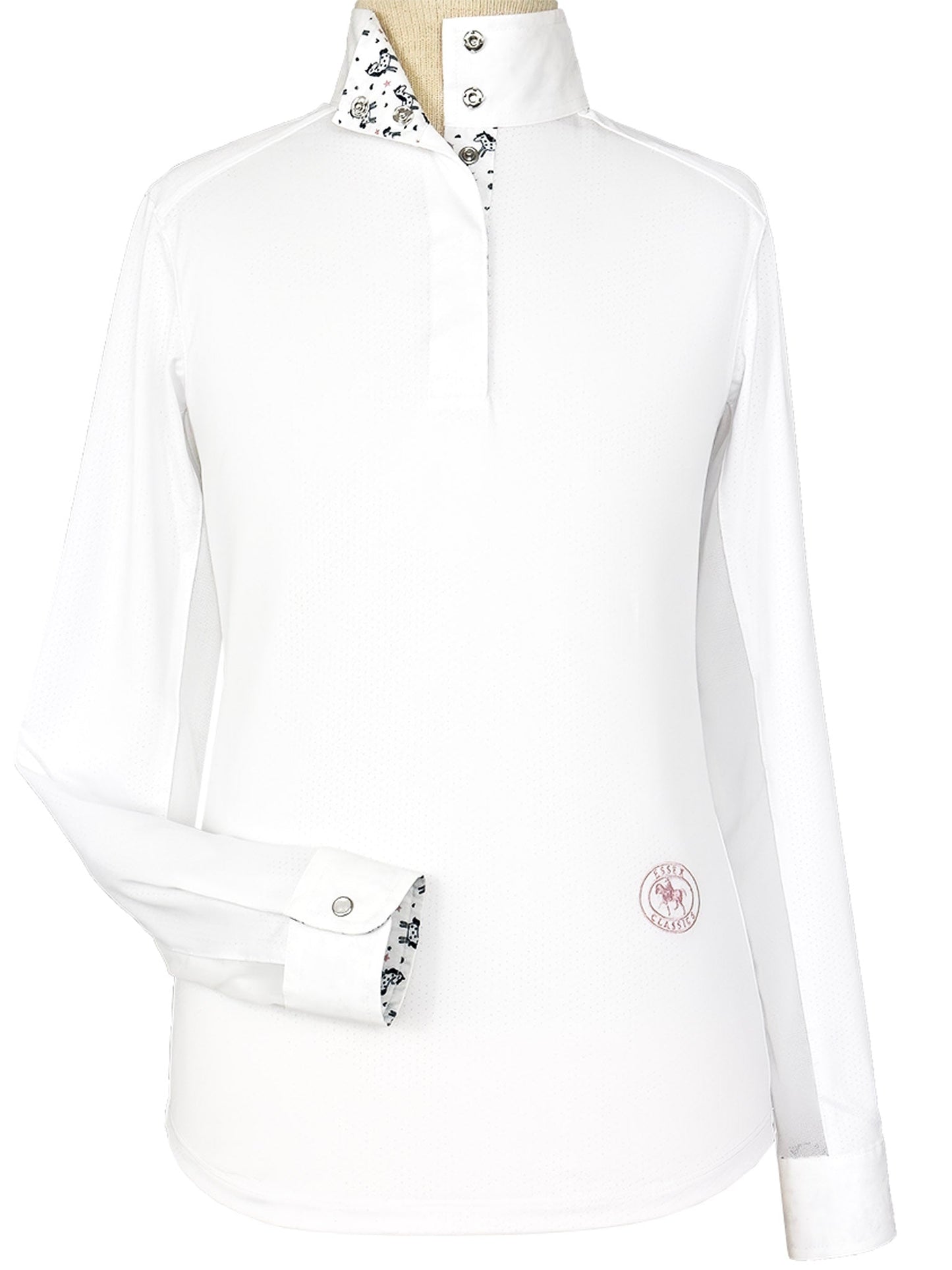 Essex Classics  Unicorns Girls Talent Yarn Straight Collar Long Sleeve Show Shirt