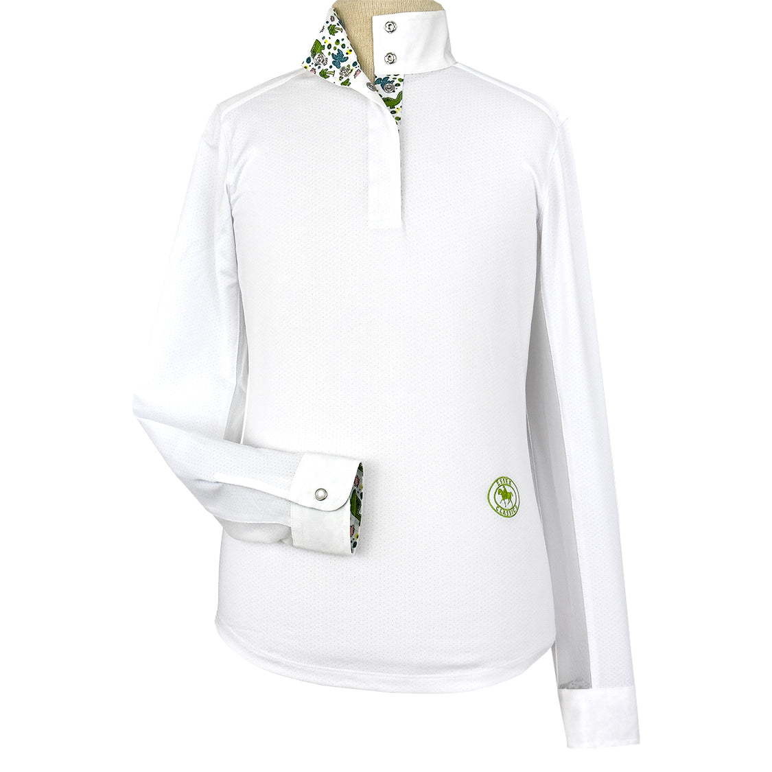 Essex Classics  Dino World Girls Talent Yarn Straight Collar Long Sleeve Show Shirt