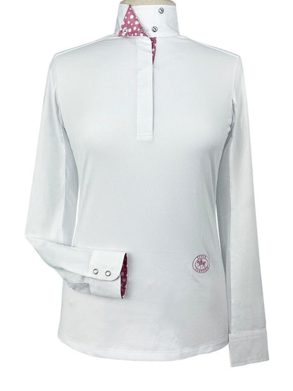Essex Classics Daisy Delight Ladies Talent Yarn Wrap Collar Long Sleeve Show Shirt