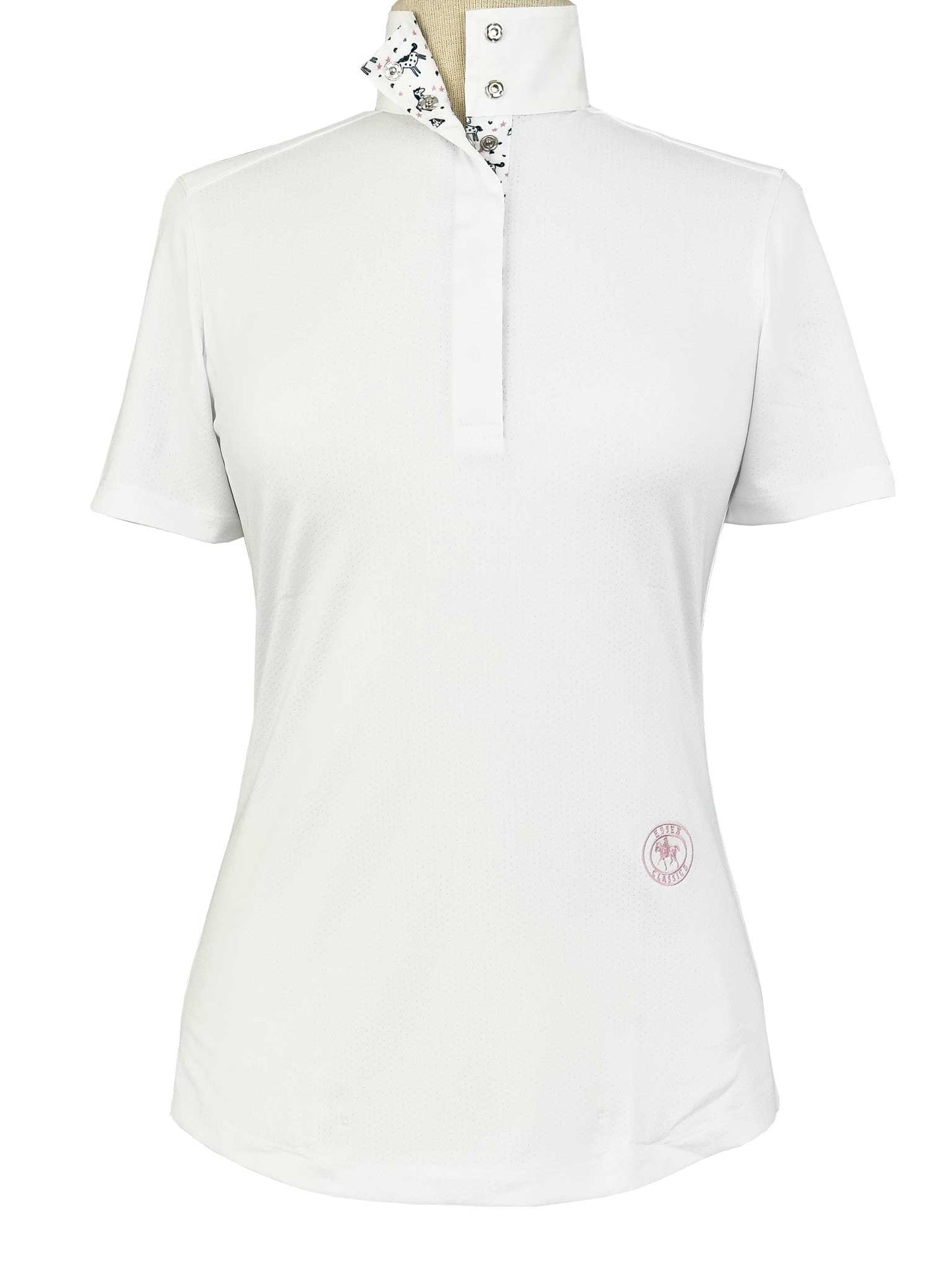 Essex Classics  Unicorns Girls Talent Yarn Straight Collar Short Sleeve Show Shirt