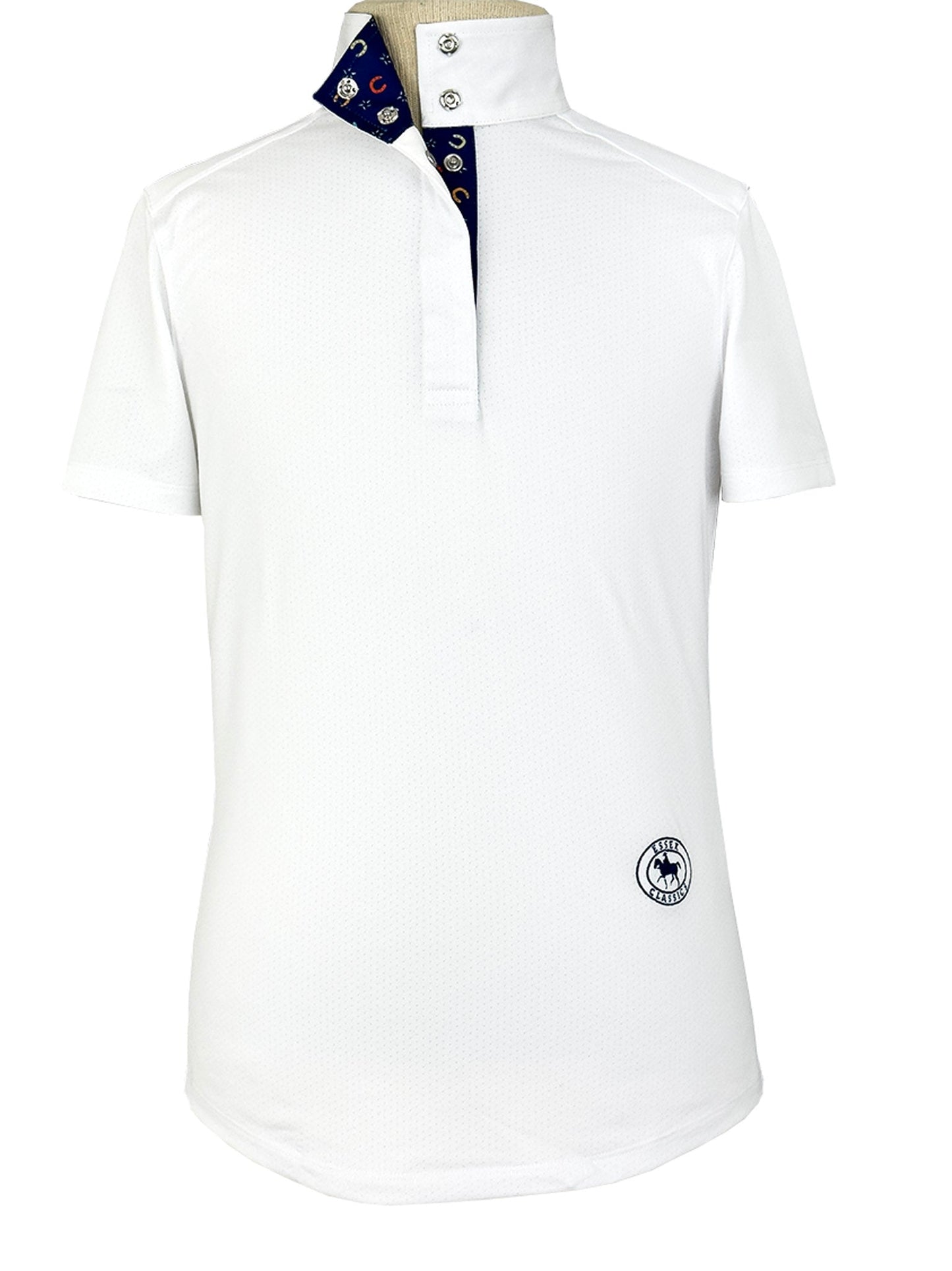 Essex Classics  Show Ring Luck Girls Talent Yarn Straight Collar Short Sleeve Show Shirt