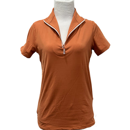 Tailored Sportsman Ladies Icefil Short Sleeve Sun Shirts - Misc Zipper Colors