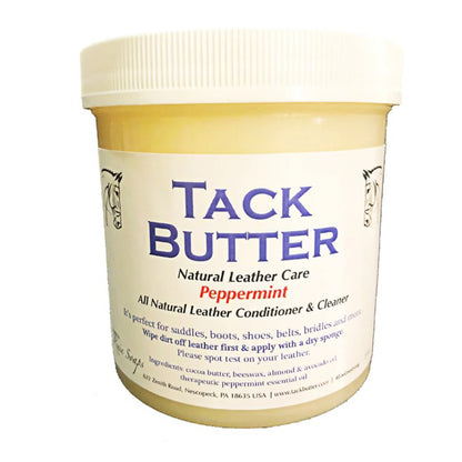 Tack Butter Natural Leather Conditioner & Cleaner in Peppermint