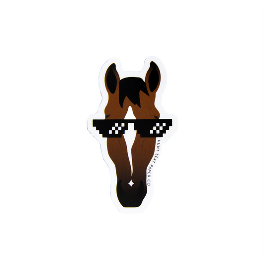 Thug Life Horse Sticker