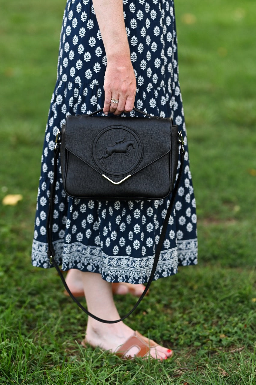 Tucker Tweed  Madelyn Crossbody | Hunter/Jumper