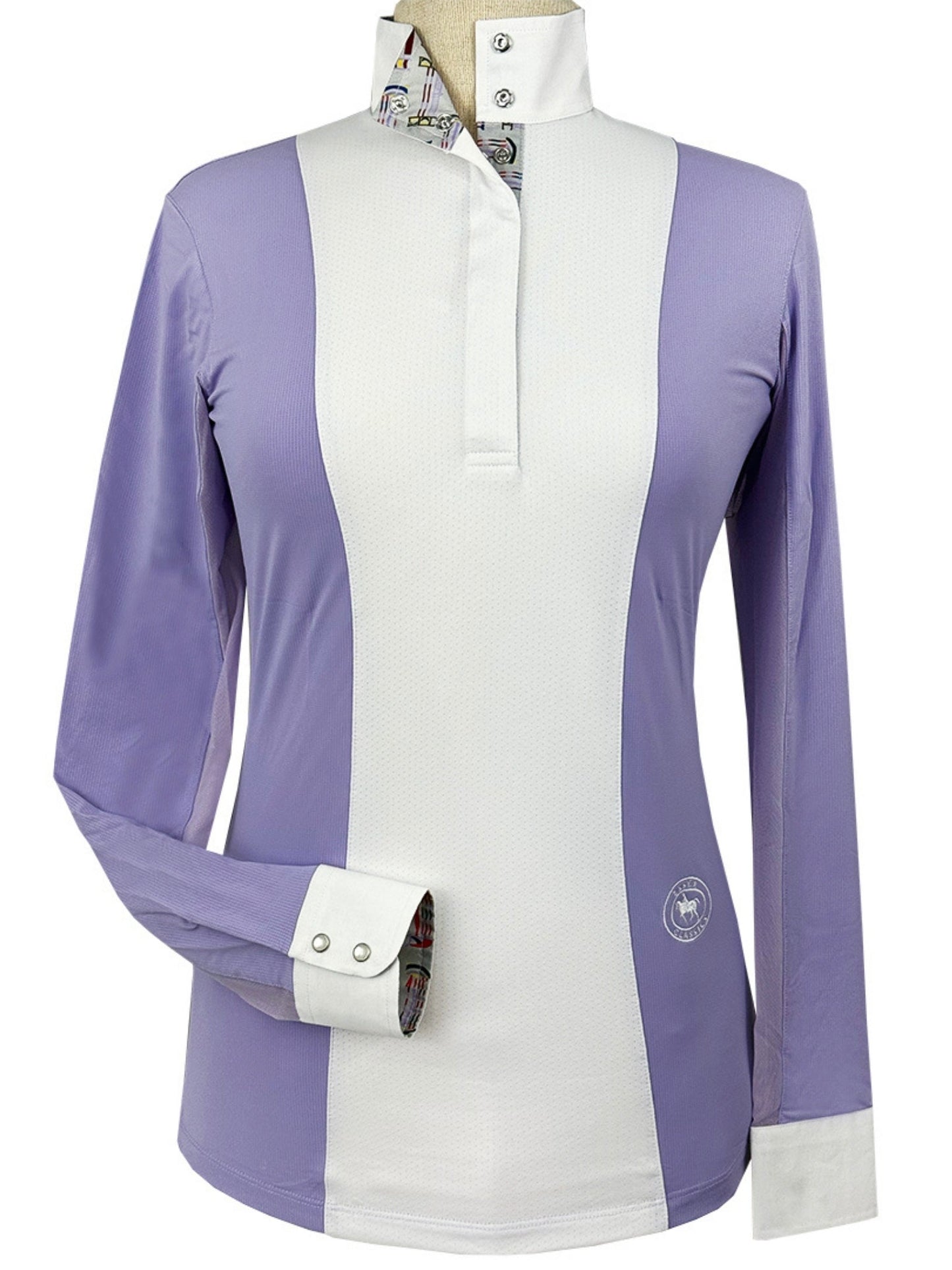Essex Classics  Ladies "Luna II" Lavender with Jumper Classic Long Sleeve Performance Show Shirt