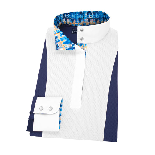 Essex Classics Ladies Tie Dye "Luna" Performance Long Sleeve Show Shirt