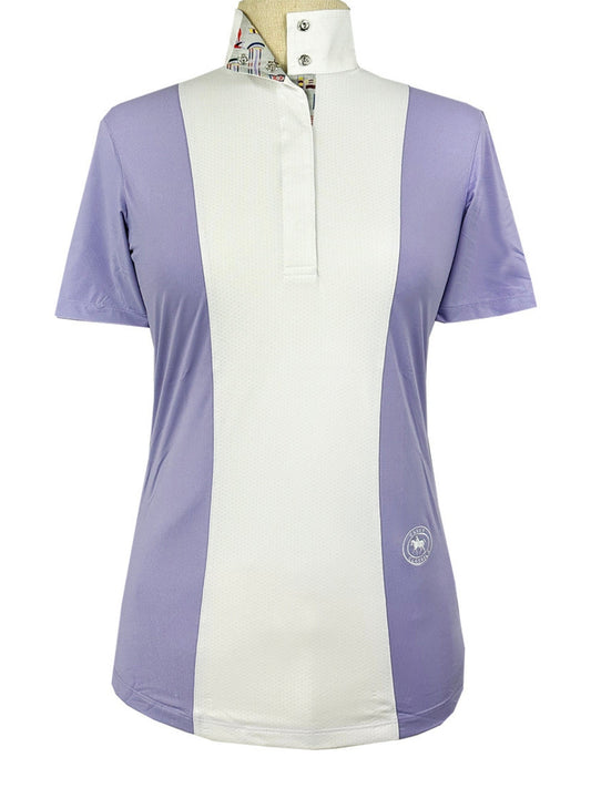 Essex Classics  Ladies "Luna II" Lavender with Jumper Classic Short Sleeve Performance Show Shirt