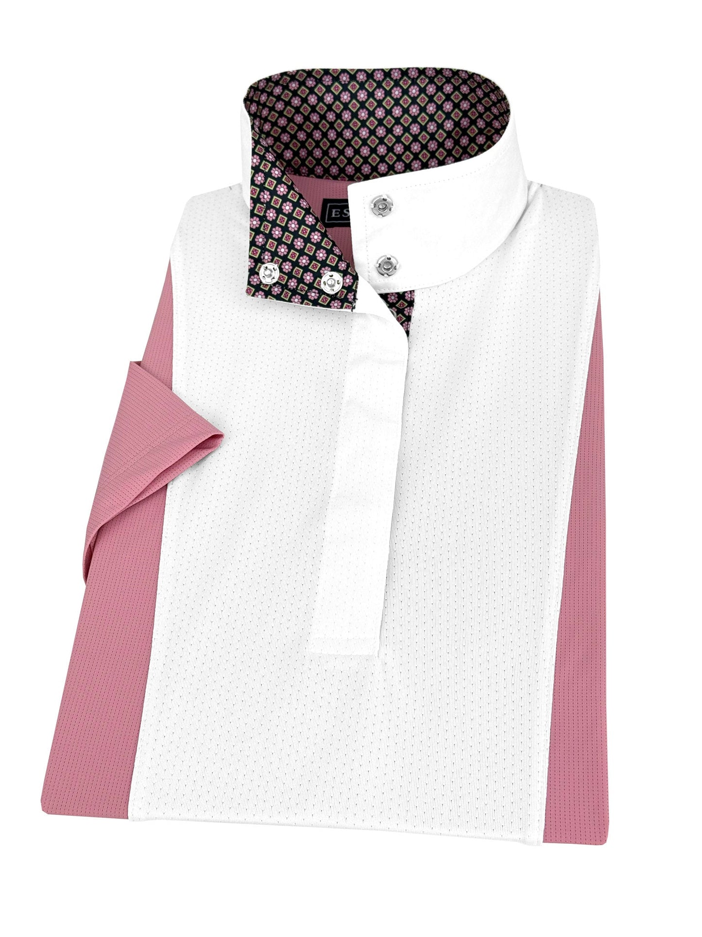 Essex Classics Girls "Luna II" Pink  Short Sleeve Performance Show Shirt